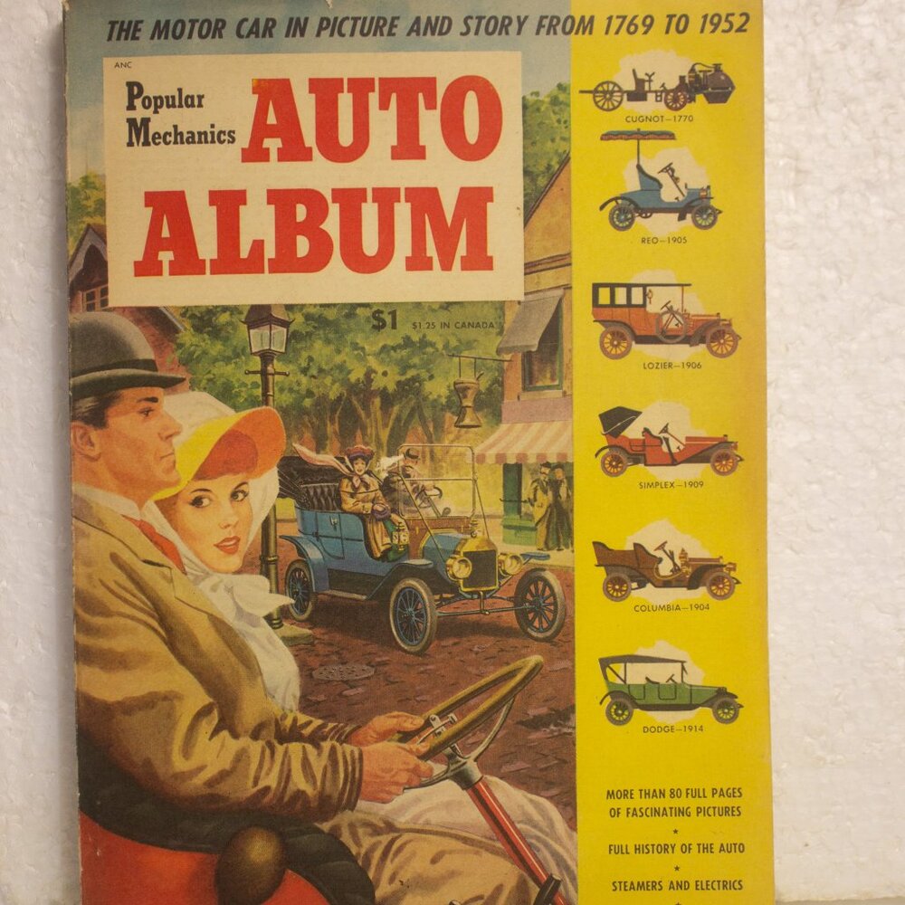 Vintage 1950's Popular Mechanics Auto Album